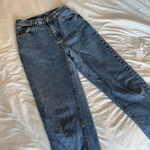 Vintage Riders by Lee High Rise Blue Jeans